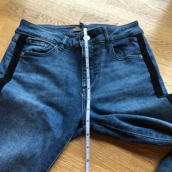 DL1961 Florence Ankle Tuxedo Stripe Jeans Size 26 - Picture 13 of 14